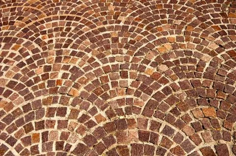 Arched Brick Background Stock Photos