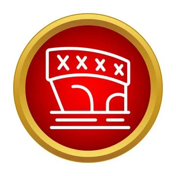 Arched bridge vector icon illustrating urban infrastructure Stock Illustration