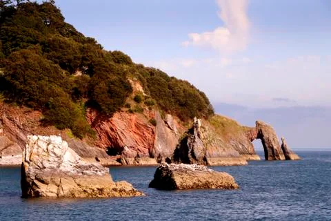 Arched Cliff Foto stock