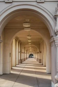 Arched Corridor Stock Photos
