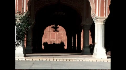 Arched Hallway Video stock 276293227
