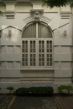 Arched Window Facade Stock Photos