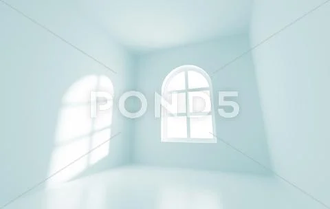 Arched window Stock Illustration