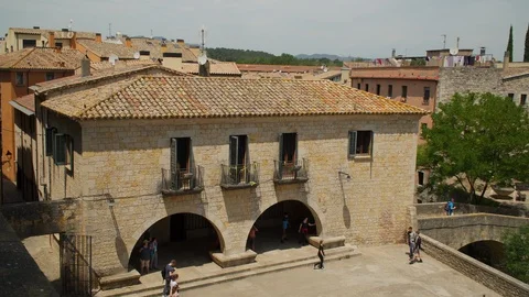 Archeological Museum in Girona Stock Footage 113539305