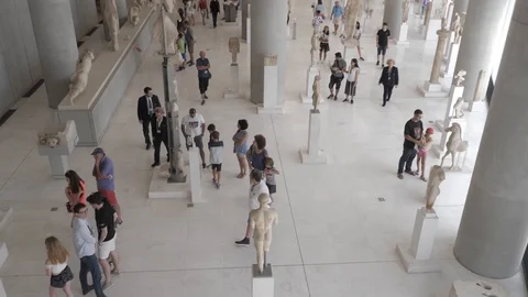 ArcheologicalMuseum in Athens Stock Footage 127168331