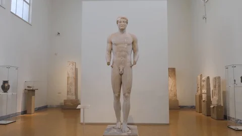 ArcheologicalMuseum in Athens Stock Footage 127168559