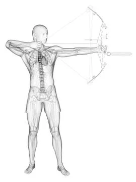 Archer, artwork Stock Illustration