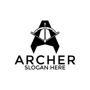 Archer logo vector, creative archer logo design template Stock Illustration