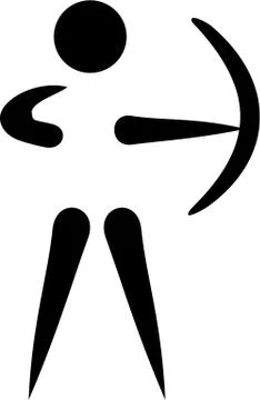 Archer pictogram Stock Illustration