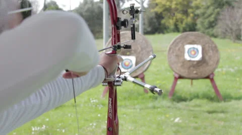 Archer shooting Video stock 22565586