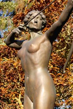 Archer Statue Foto stock