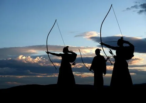 Archers Stock Illustration