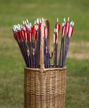 Archery arrows Stock Photos