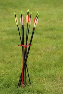 Archery Arrows. Stock Photos
