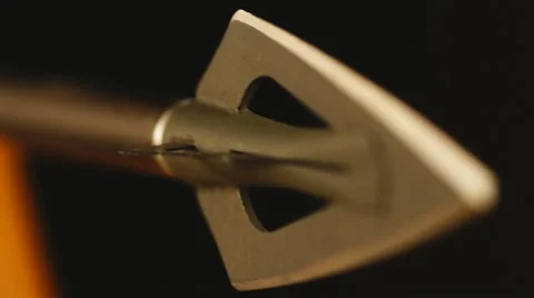 Archery Broadhead Stock Footage 12614314