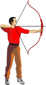 Archery Stock Illustration