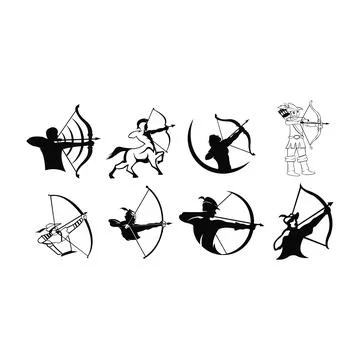 Archery logo Stock Illustration