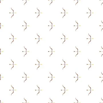 Archery pattern seamless vector イラスト素材
