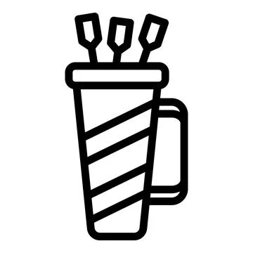 Archery quiver icon outline vector. Bow arrow 스톡 일러스트