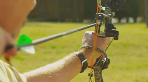 Archery (slow motion) 1 Stock Footage 22353287