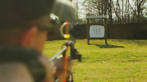 Archery (slow motion) 16 Stock Footage 22353772