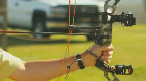 Archery (slow motion) 2 Stock Footage 22353338