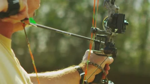 Archery (slow motion) 3 Stock Footage 22353346
