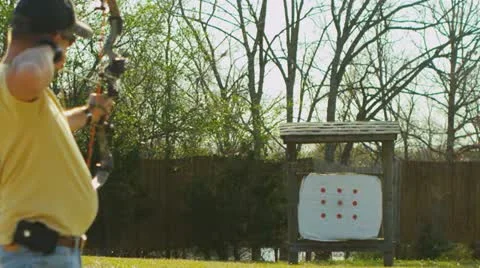 Archery (slow motion) 33 Stock Footage 22354136