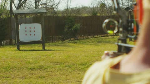 Archery (slow motion) 5 Stock Footage 22353419