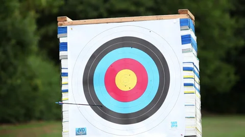 Archery Target 스톡 동영상 34448870