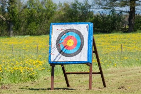 Archery Target Stock Photos
