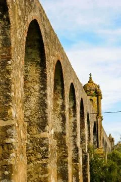 Arches of aqueduct Foto stock