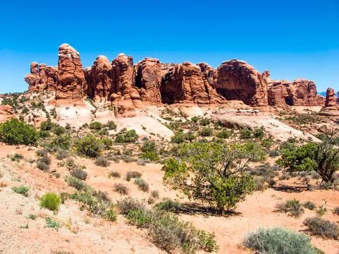 Arches Landscape Stock Photos
