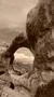 Arches National Park Double O Arch Sepia Utah USA Photo