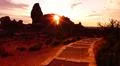 Arches National Park Turret Arch Sunset Utah USA Photo
