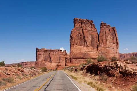 Arches national park in utah Stock Photos