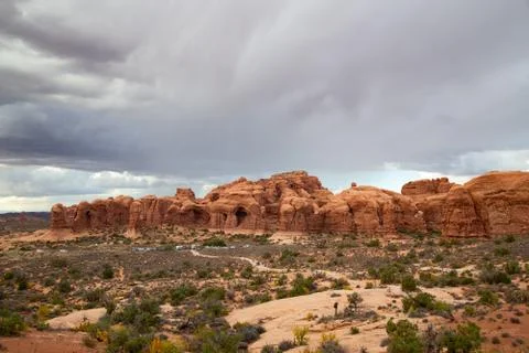 Arches NP Foto stock