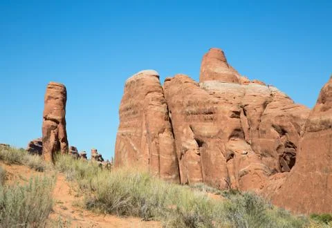 Arches NP Foto stock