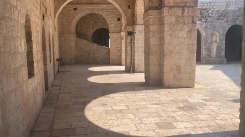 Arches in the old town Dubrovnik Stock Footage 137452018