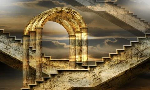 Arches of possibility Stock Photos