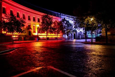 Arches in red 스톡 사진