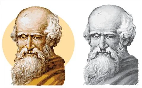 Archimedes Vector illustration hand drawn Stock Illustration