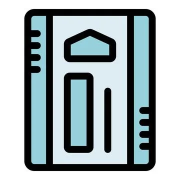 Architect is analyzing blueprint project of a building construction Ilustración de archivo