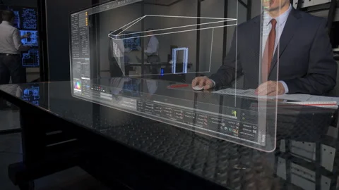 Architect And  Designer Office  Stock Footage 194838964
