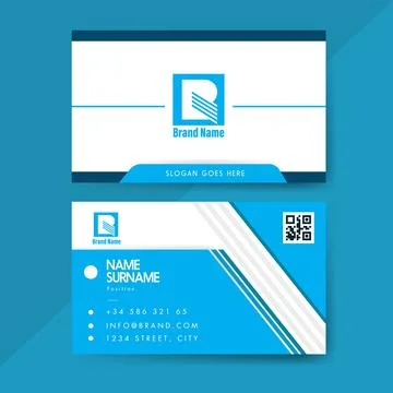 Architect business card template vector design Stock Illustration