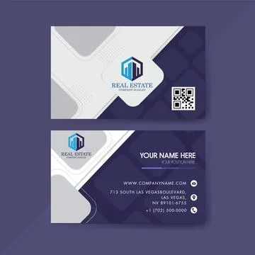 Architect business card template vector design Stock Illustration