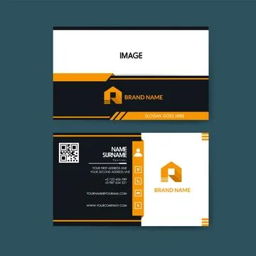 Architect business card template vector design Stock Illustration
