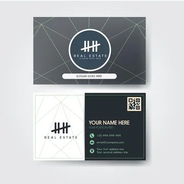 Architect business card template vector design 스톡 일러스트