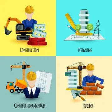 Architect Design Concept Stock Illustration