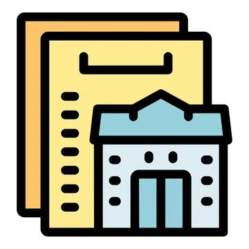 Architect designing a new building project with clipboard and blueprint Ilustración de archivo